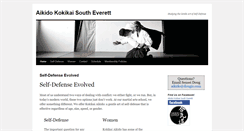 Desktop Screenshot of everettaikido.com